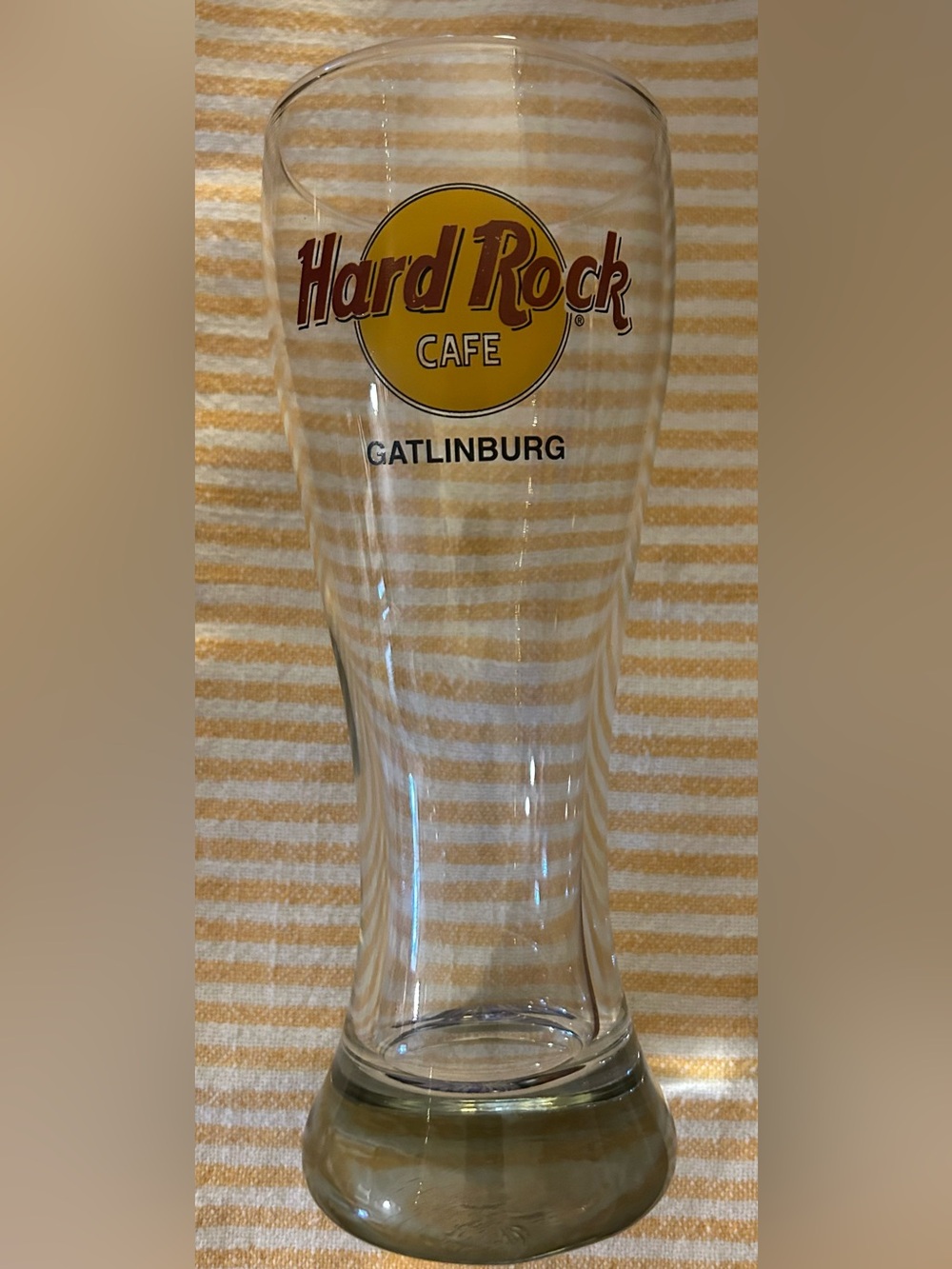 Hard Rock Cafe Gatlinburg Pilsner Glass